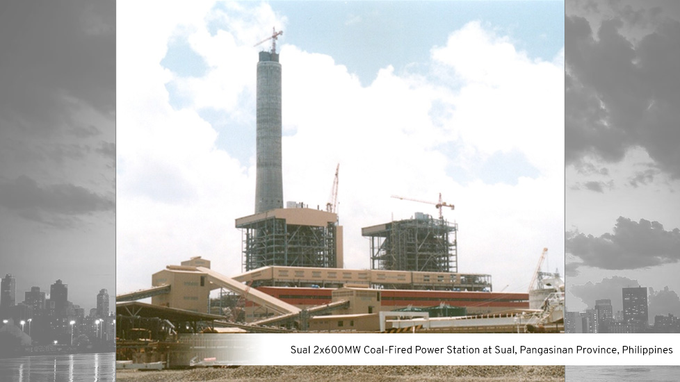 Sual 2x600MW Coal-Fired Power Station at Sual, Pangasinan Province, Philippines